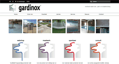 Desktop Screenshot of gardinox.nl