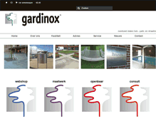 Tablet Screenshot of gardinox.nl